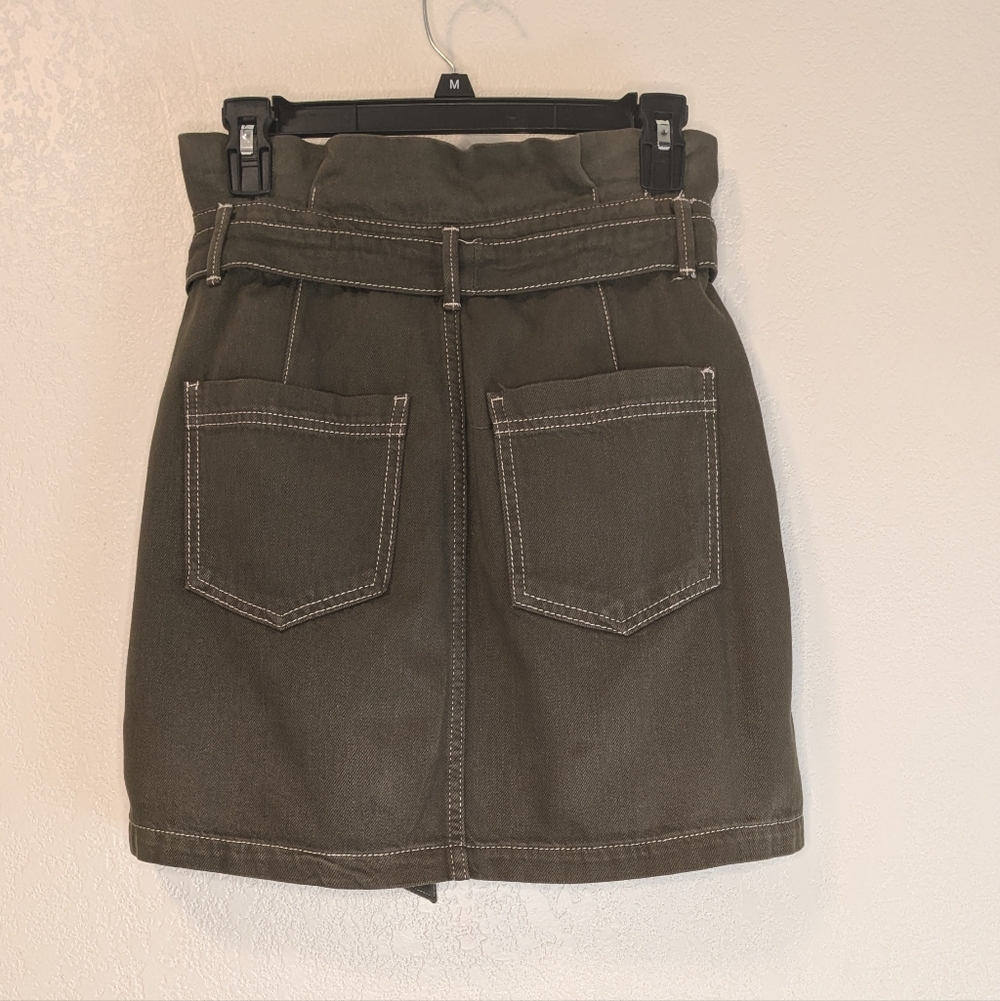 Free People Splendor In The Grass Paperbag Skirt - Picture 9 of 13